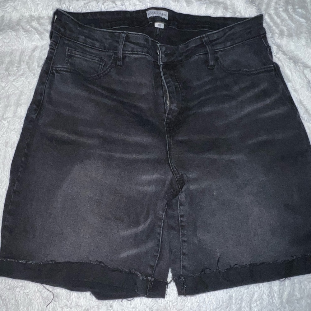 Black Bermuda shorts